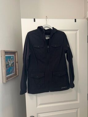 Eddie Bauer Zip-Up Hooded Field Jacket